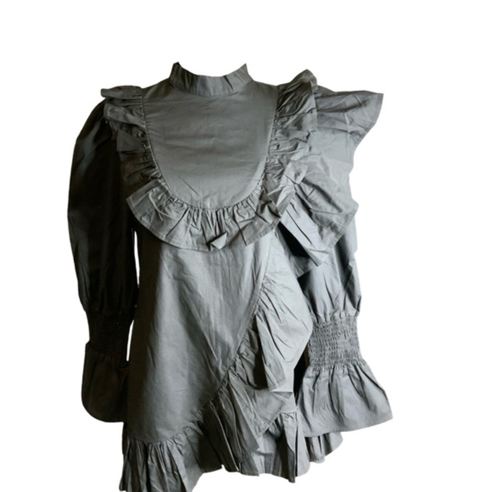Chic Me 🌸Ruffled🌸 Long Sleeve Blouse - SZ M